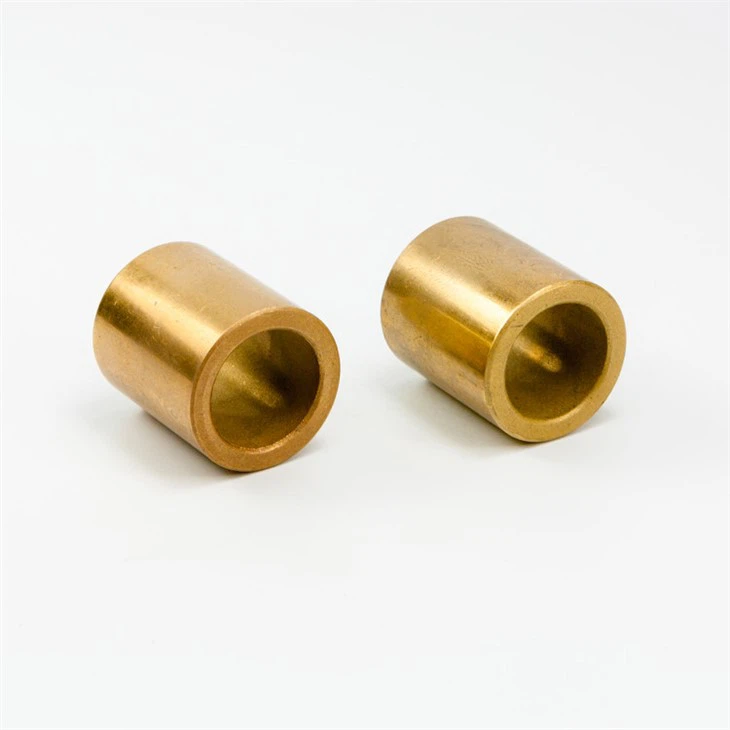 Cuscinetto a manicotto flangiato in bronzo